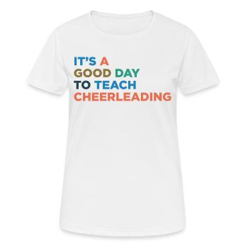 Teaching Cheerleading Coach - Women's Breathable T-Shirt - white - Front - AI Model Female 172 dark (172cm)