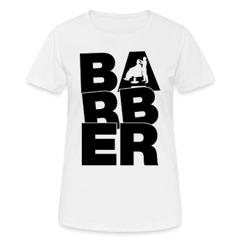 Profession Job Work - Hairdresser - Women's Breathable T-Shirt - white - Front - AI Model Female 172 dark (172cm)