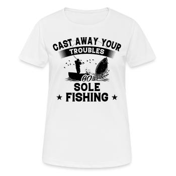Throw Away - Fish Sole - Women's Breathable T-Shirt - white - Front - AI Model Female 172 dark (172cm)