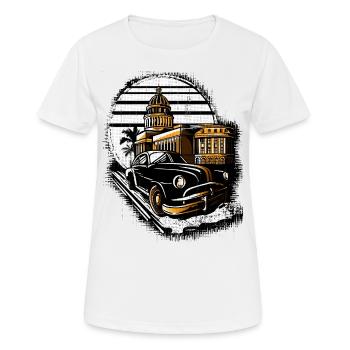 Havana Cuba Capitol Gift - Women's Breathable T-Shirt - white - Front - AI Model Female 172 dark (172cm)