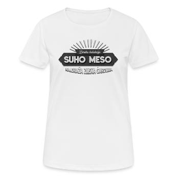 Suho meso Balkan - Women's Breathable T-Shirt - white - Front - AI Model Female 172 dark (172cm)