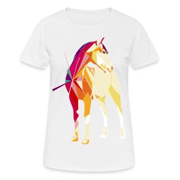 pur sang - T-shirt respirant Femme - blanc - Devant - AI Model Female 172 dark (172cm)