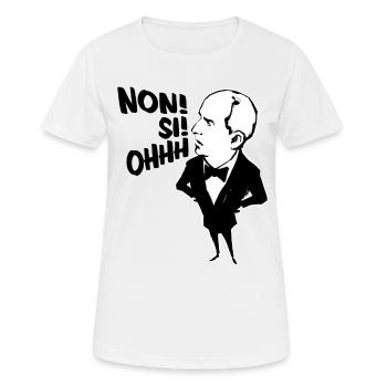 No But Ohhh - Film Classics - Cult - Women's Breathable T-Shirt - white - Front - AI Model Female 172 dark (172cm)