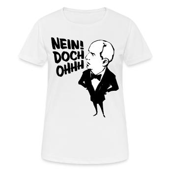 No But Ohhh - Film Classics - Cult - Women's Breathable T-Shirt - white - Front - AI Model Female 172 dark (172cm)