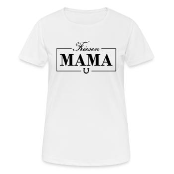 Friesen Mama Reiter Pferde Friese - Frauen T-Shirt atmungsaktiv - Weiß - Vorne - AI Model Female 172 dark (172cm)
