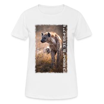 Kruger Series: Scavenger Hunt - Frauen T-Shirt atmungsaktiv - Weiß - Vorne - AI Model Female 172 dark (172cm)