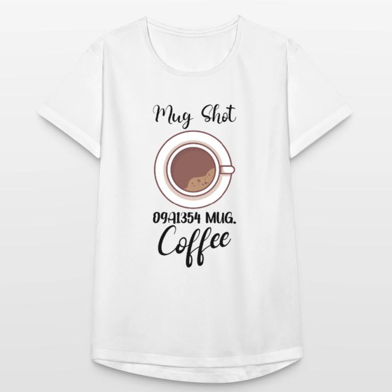 Coffee Lover Caffeine Molecule Java Latte Espresso Frauen T-Shirt atmungsaktiv