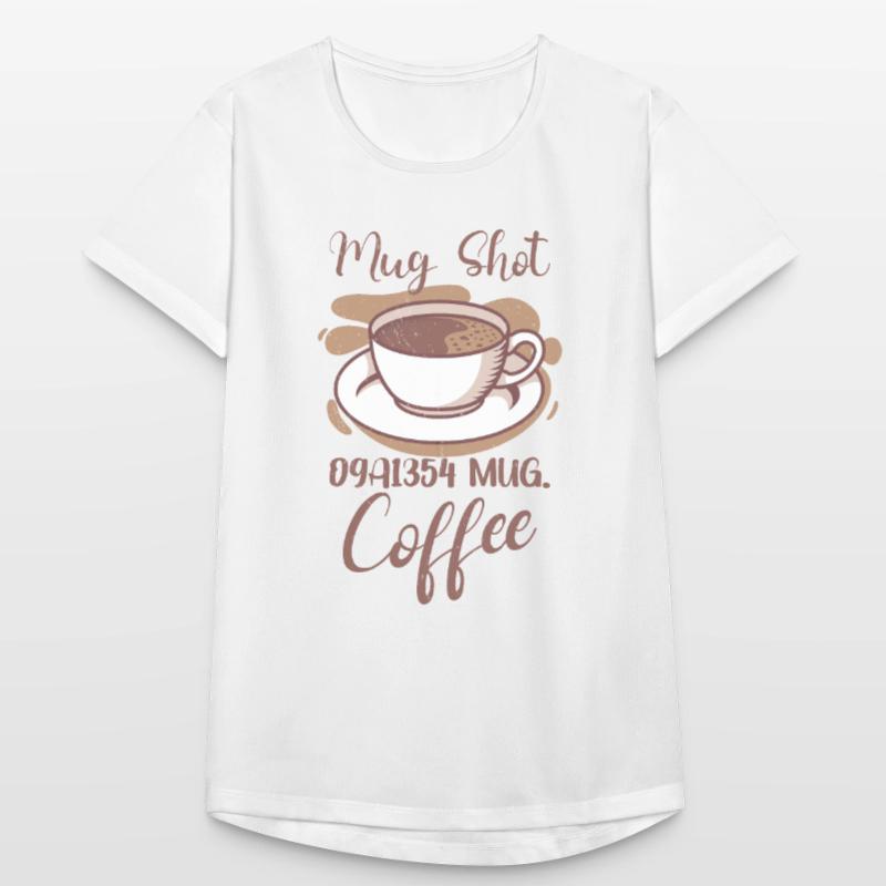 Coffee Lover Caffeine Molecule Java Latte Espresso Frauen T-Shirt atmungsaktiv