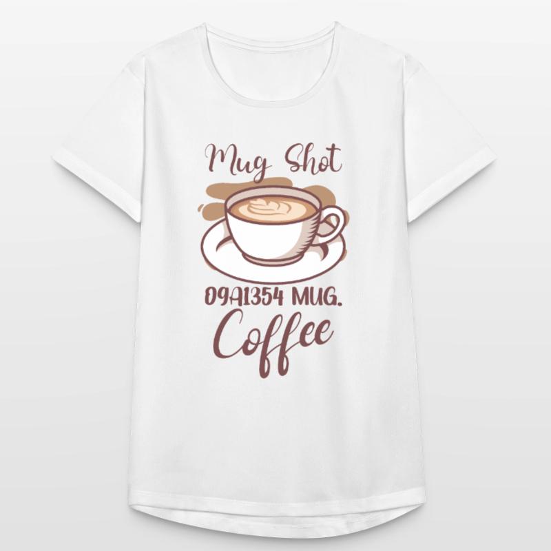 Coffee Lover Caffeine Molecule Java Latte Espresso Frauen T-Shirt atmungsaktiv
