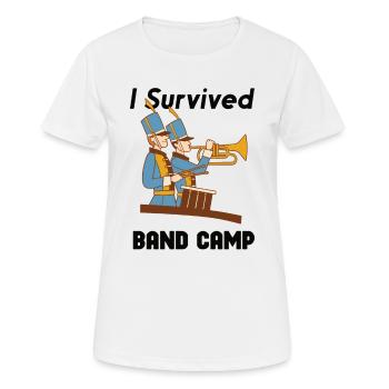 Marching Band Clarinetist School Rehearsal Music - Women's Breathable T-Shirt - white - Front - AI Model Female 172 dark (172cm)