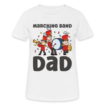 Marching Band Clarinetist School Rehearsal Music - Women's Breathable T-Shirt - white - Front - AI Model Female 172 dark (172cm)