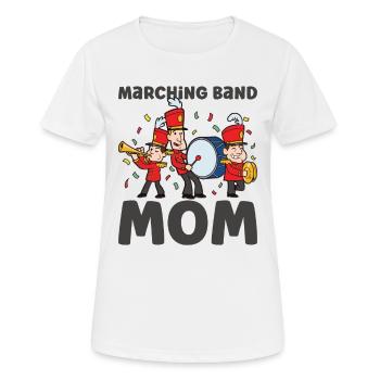 Fanfare Clarinettiste École de musique de répétition - T-shirt respirant Femme - blanc - Devant - AI Model Female 172 dark (172cm)