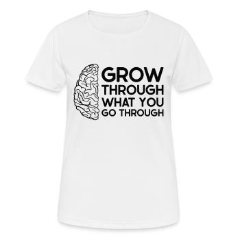 Stroke Survivor Stroke Awareness - Women's Breathable T-Shirt - white - Front - AI Model Female 172 dark (172cm)