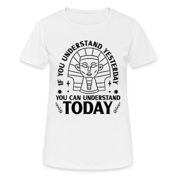 History historian History - Women's Breathable T-Shirt - white - Front - AI Model Female 172 dark (172cm)