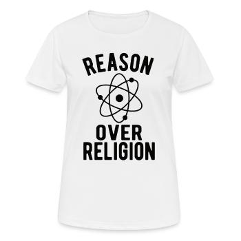 Atheist, Atheism, Anti-religion, Security, - Women's Breathable T-Shirt - white - Front - AI Model Female 172 dark (172cm)