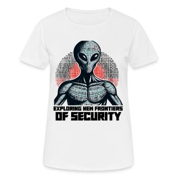 Analyste en piratage éthique Cybersécurité éthique - T-shirt respirant Femme - blanc - Devant - AI Model Female 172 dark (172cm)