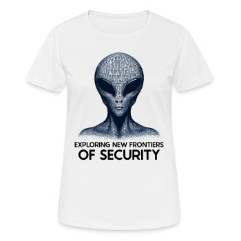 Ethical Hacking Analyst Ethical Cyber Security - Women's Breathable T-Shirt - white - Front - AI Model Female 172 dark (172cm)