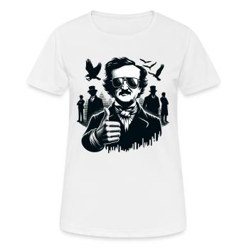 Edgar Allan Poe Fan, Classical Literature, - Women's Breathable T-Shirt - white - Front - AI Model Female 172 dark (172cm)