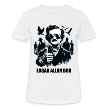 Edgar Allan Poe Fan, Klassische Literatur, - Frauen T-Shirt atmungsaktiv - Weiß - Vorne - AI Model Female 172 dark (172cm)