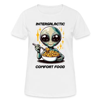 Zone extraterrestre extraterrestre 51 Ufo Space Geek - T-shirt respirant Femme - blanc - Devant - AI Model Female 172 dark (172cm)