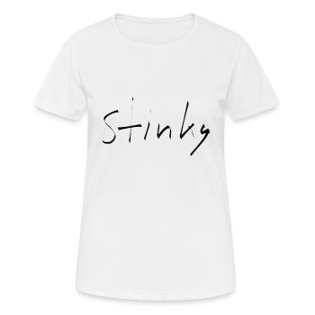Anus anal sex stinky stinks - Women's Breathable T-Shirt - white - Front - AI Model Female 172 dark (172cm)