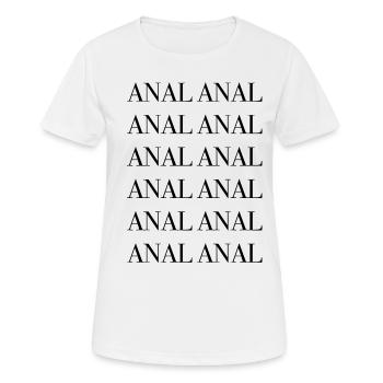 Anal anal sex anus sex - Women's Breathable T-Shirt - white - Front - AI Model Female 172 dark (172cm)
