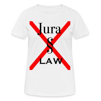 Avocat de paragraphe de loi cadeau - T-shirt respirant Femme - blanc - Devant - AI Model Female 172 dark (172cm)