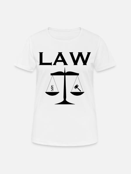 Jura Student - Frauen T-Shirt atmungsaktiv - Weiß