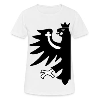 Tirol - Frauen T-Shirt atmungsaktiv - Weiß - Vorne - AI Model Female 172 dark (172cm)