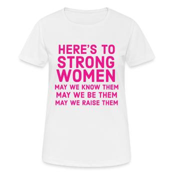 International Women's Day International Womens Day - Women's Breathable T-Shirt - white - Front - AI Model Female 172 dark (172cm)