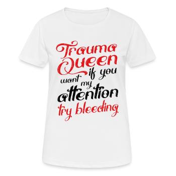 Mediziner - Frauen T-Shirt atmungsaktiv - Weiß - Vorne - AI Model Female 172 dark (172cm)