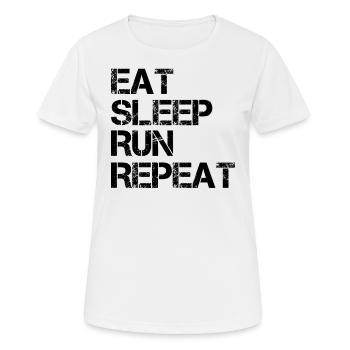 Ultramarathon Jogging Running - Women's Breathable T-Shirt - white - Front - AI Model Female 172 dark (172cm)