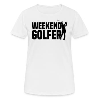Golf Balles de golf Sport - T-shirt respirant Femme - blanc - Devant - AI Model Female 172 dark (172cm)