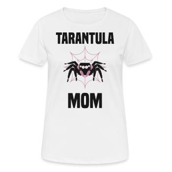 Tarentule Arachnide de compagnie - T-shirt respirant Femme - blanc - Devant - AI Model Female 172 dark (172cm)