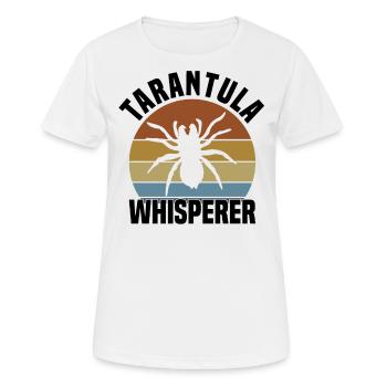 Tarentule Arachnide de compagnie - T-shirt respirant Femme - blanc - Devant - AI Model Female 172 dark (172cm)