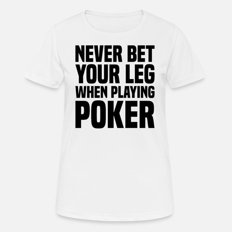 Amputation leg prosthesis - Women's Breathable T-Shirt - white