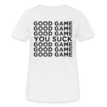 Basketball Tall Player Sports - Women's Breathable T-Shirt - white - Front - AI Model Female 172 dark (172cm)
