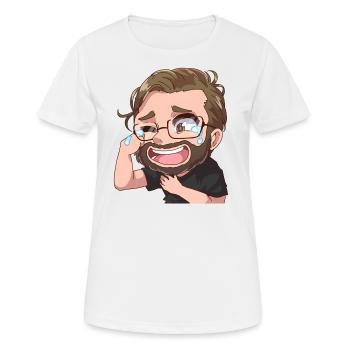 Lol Manny - Frauen T-Shirt atmungsaktiv - Weiß - Vorne - AI Model Female 172 dark (172cm)