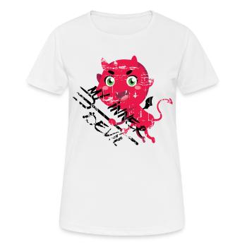 Mon diable intérieur - T-shirt respirant Femme - blanc - Devant - AI Model Female 172 dark (172cm)