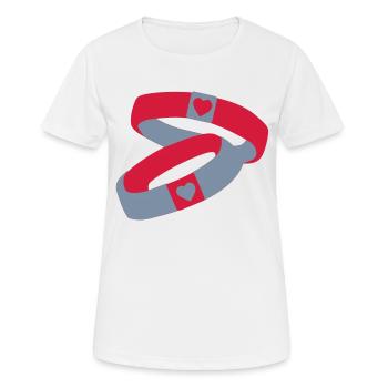 Bague - T-shirt respirant Femme - blanc - Devant - AI Model Female 172 dark (172cm)