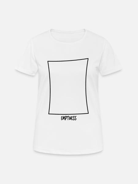 Empty square - Women's Breathable T-Shirt - white