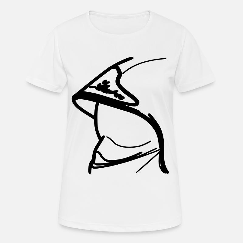 F1 helmet - Women's Breathable T-Shirt - white