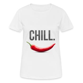Chill - Women's Breathable T-Shirt - white - Front - AI Model Female 172 dark (172cm)