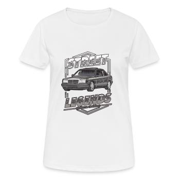 W201 190E street legends glittery clothing - Women's Breathable T-Shirt - white - Front - AI Model Female 172 dark (172cm)