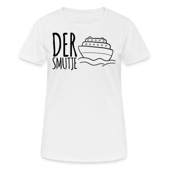 Der Smutje - Frauen T-Shirt atmungsaktiv - Weiß - Vorne - AI Model Female 172 dark (172cm)