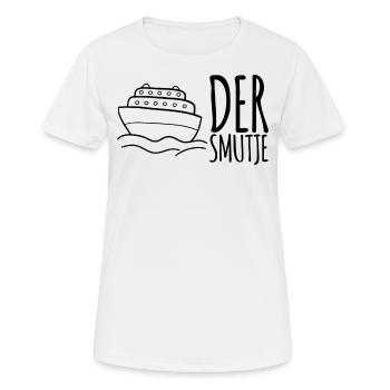 The Smutje - Women's Breathable T-Shirt - white - Front - AI Model Female 172 dark (172cm)