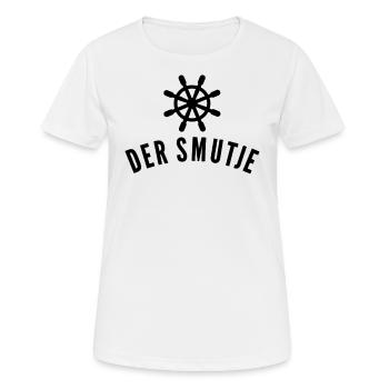The Smutje - Cook Sailing Motivation Team - Women's Breathable T-Shirt - white - Front - AI Model Female 172 dark (172cm)