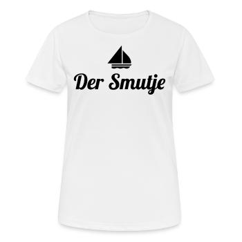 Der Smutje - Frauen T-Shirt atmungsaktiv - Weiß - Vorne - AI Model Female 172 dark (172cm)