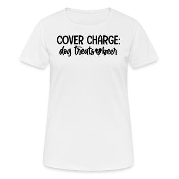 Caution, treats - Women's Breathable T-Shirt - white - Front - AI Model Female 172 dark (172cm)