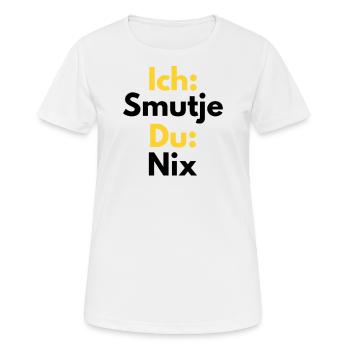 I Smutje Du Nix - Women's Breathable T-Shirt - white - Front - AI Model Female 172 dark (172cm)
